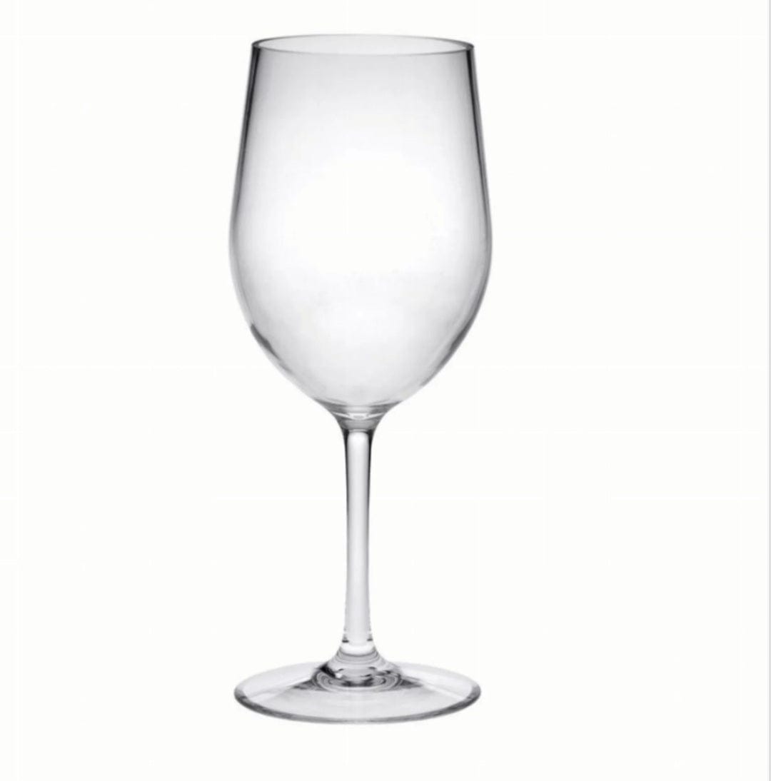 LeadingWare 12 oz Acrylic White Wine Glass