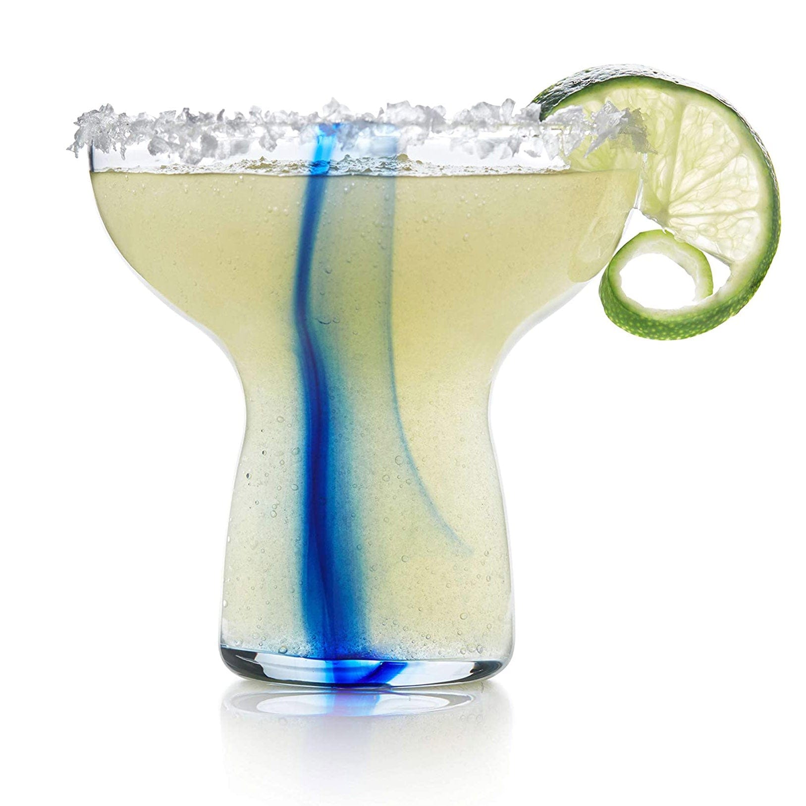 Libbey 10.25 oz Aruba Blue Ribbon Stemless Margarita Glass