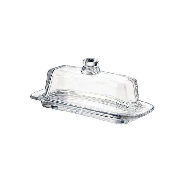 Libbey Butter Dish Libbey Glass Butter Dish with Knob