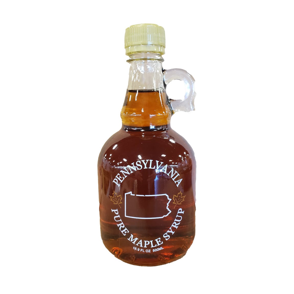 Loch&#39;s Maple Butters, Jams &amp; Spreads Loch&#39;s Pennsylvania Pure Maple Syrup 16 oz Glass Jug - Grade A Amber