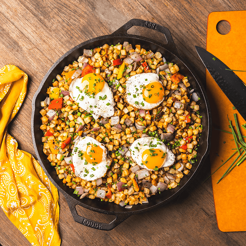 Lodge 12" Dual Handle Cast Iron Pan