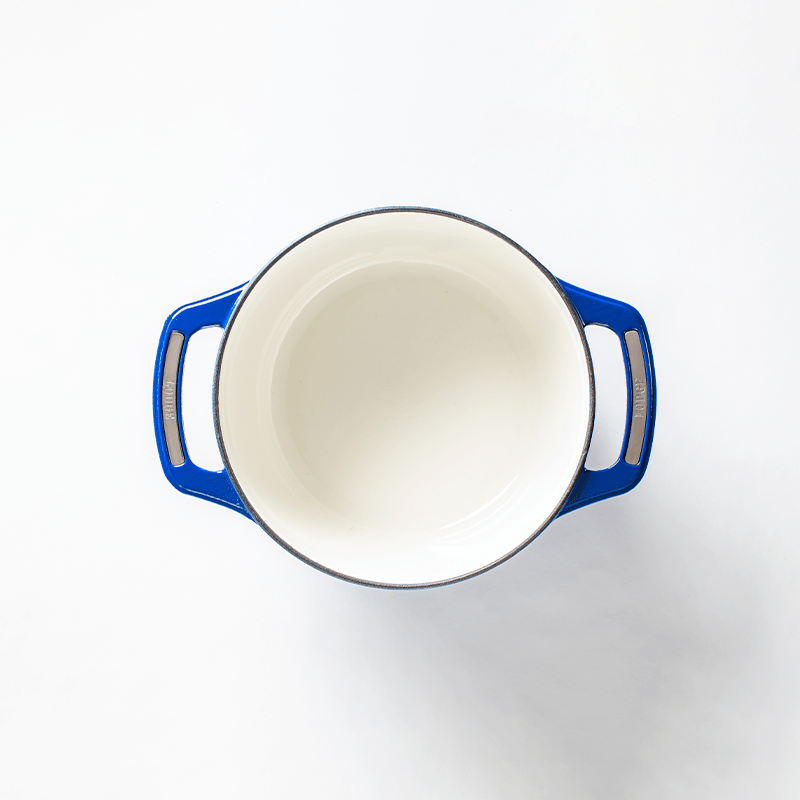 Lodge Cast Iron Cookware Lodge USA Enamel 4.5 Qt. Enameled Cast Iron Dutch Oven - Smooth Sailing