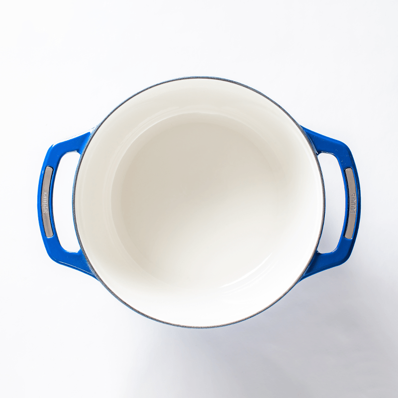 Lodge Cast Iron Cookware Lodge USA Enamel 6 Qt. Enameled Cast Iron Dutch Oven - Smooth Sailing