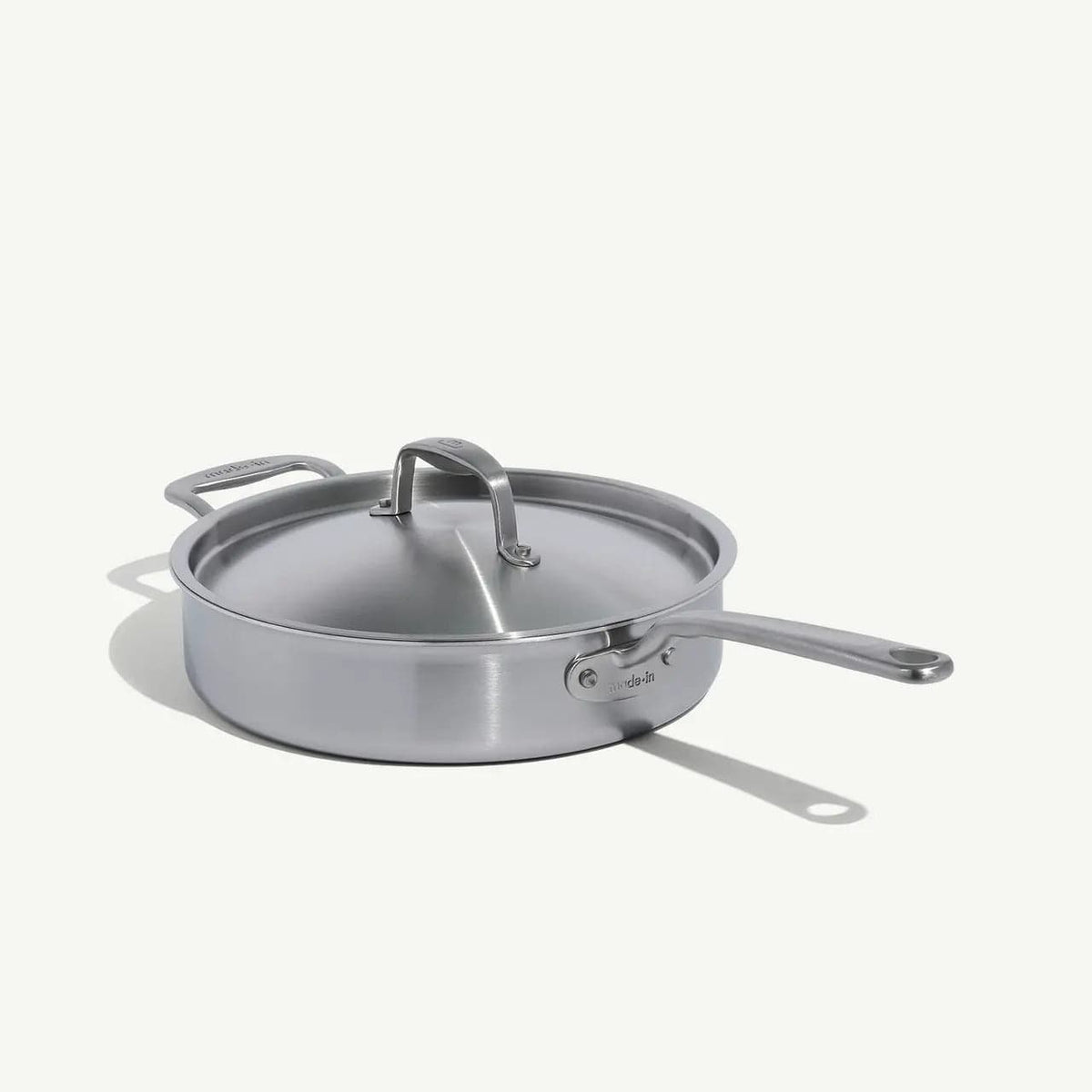 Made in Cookware Sauce &amp; Saute Pans MADE IN 3.5 QT Stainless Clad Saute Pan with Lid