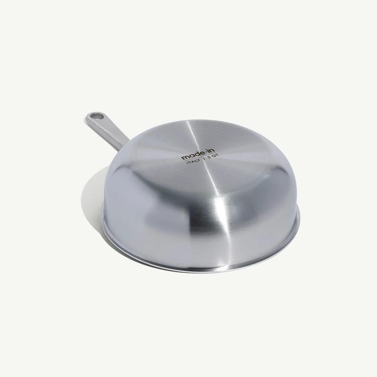 MADE IN Cookware 3 QT Stainless Clad Saucier with Lid