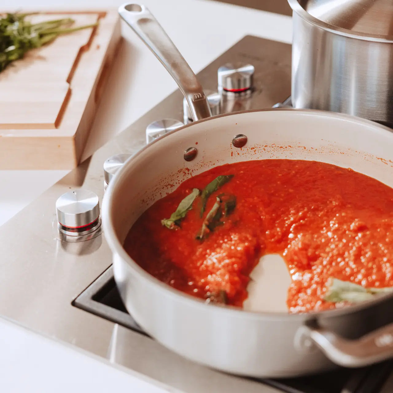 Made in Cookware 3.5 qt CeramiClad Saute Pan
