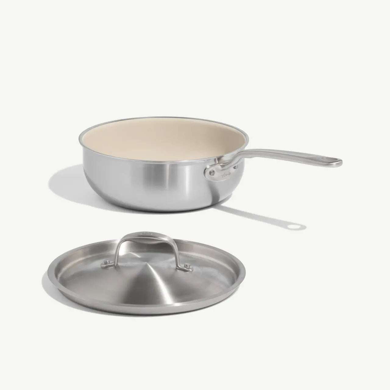 Made in Cookware 3 qt CeramiClad Saucier