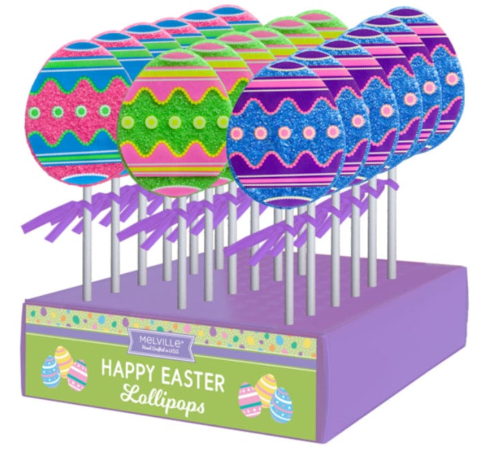 Melville Candy Chocolate Melville Easter Egg Lollipop