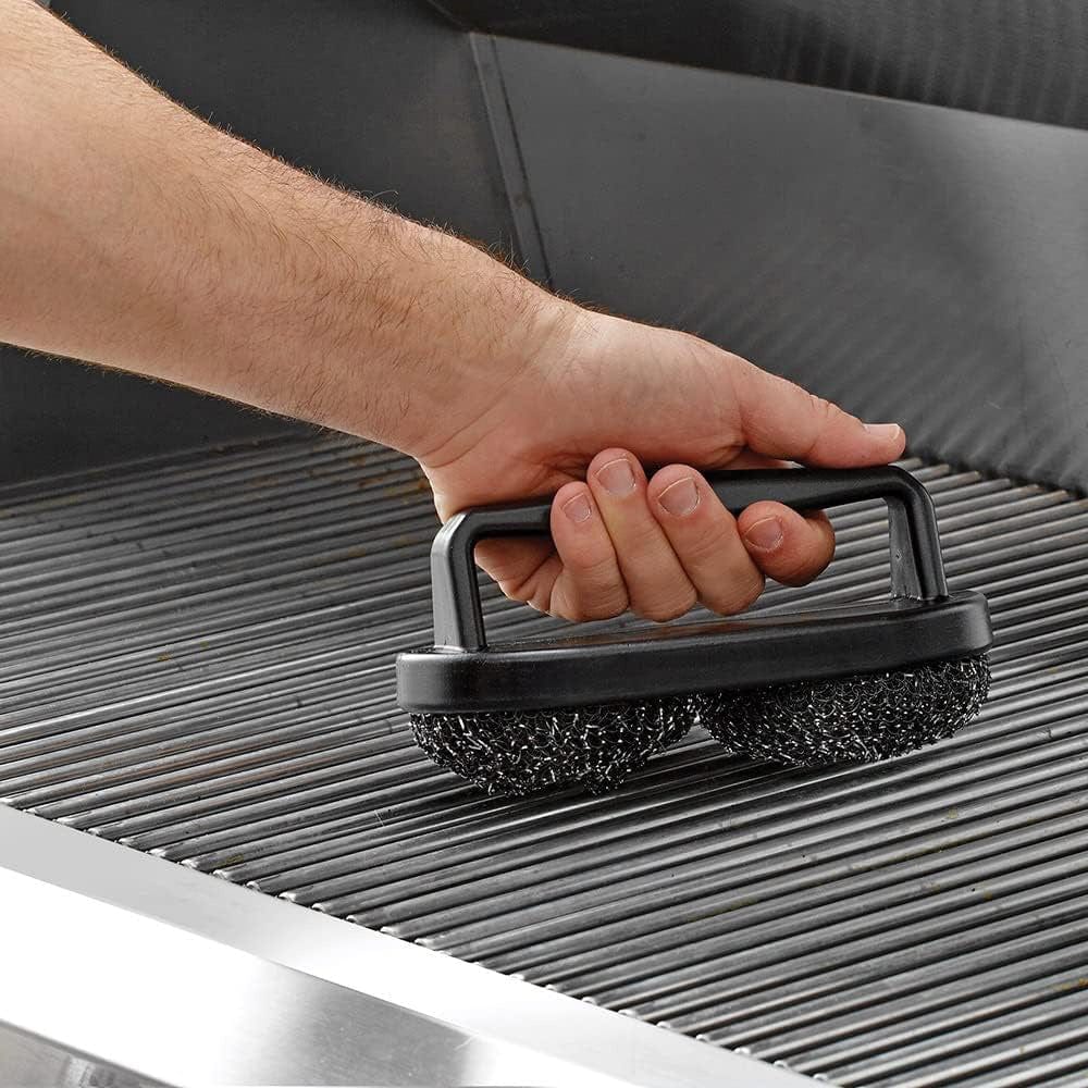 Mr. Bar-B-Q BBQ Tools Mr. Bar-B-Q Hand Held Double Header Scrubber Brush