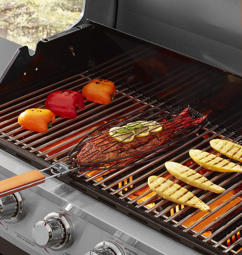 Mr. BBQ BBQ Tool Mr. Bar-B-Q Flexible/Expandable Fish Basket