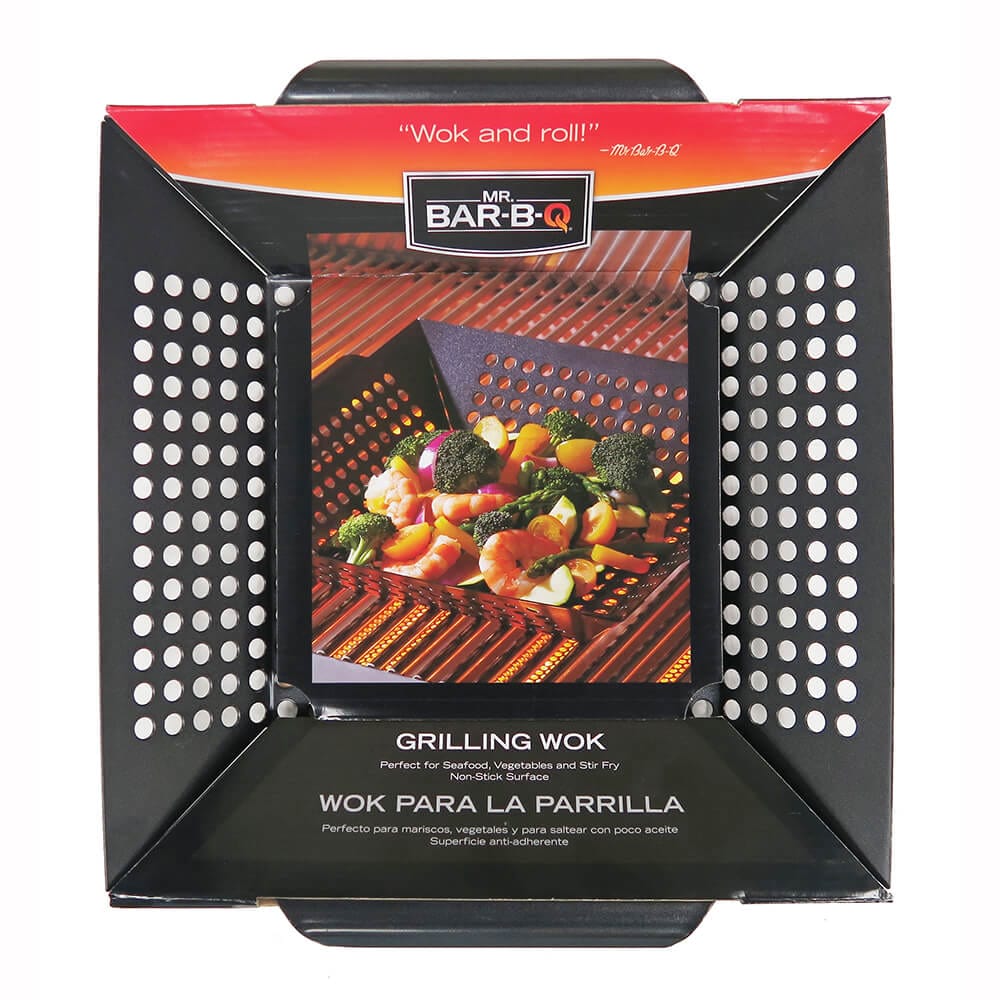 Mr. BBQ Grill Basket Mr. Bar-B-Q Wok Topper