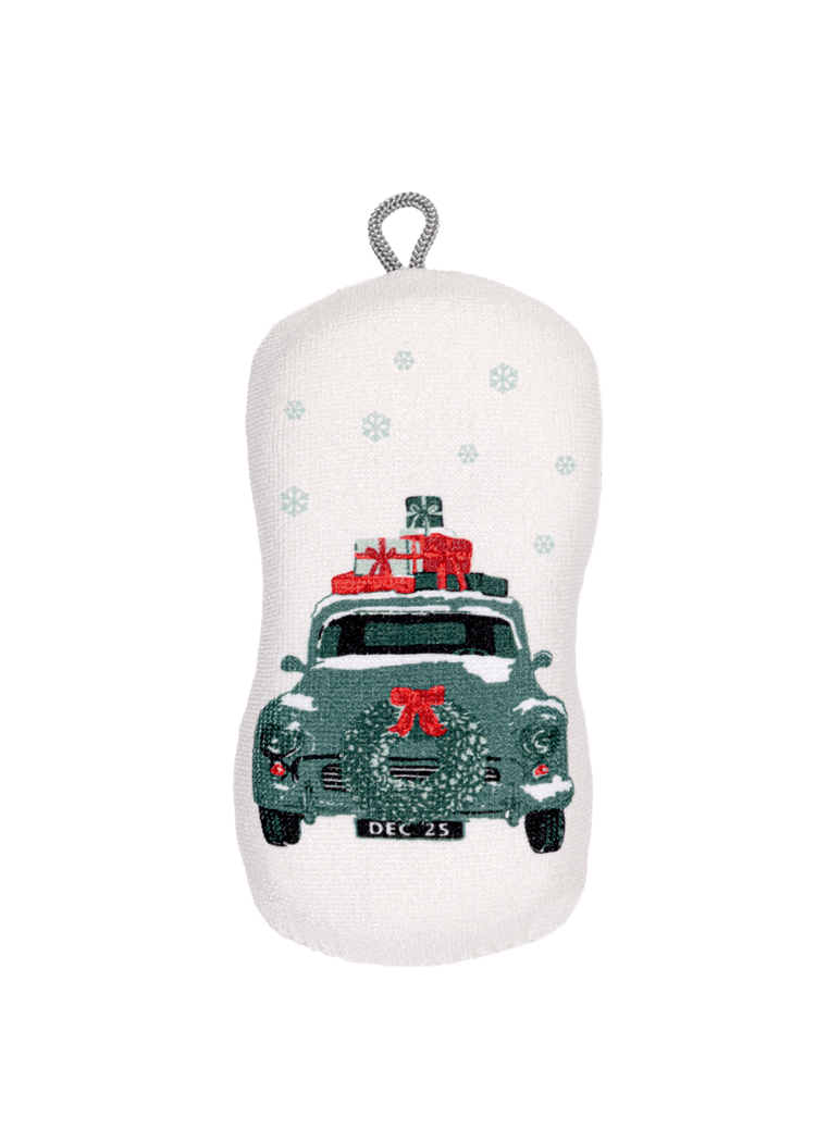 MuKitchen Cleaning Holiday Car Scrub Sponge