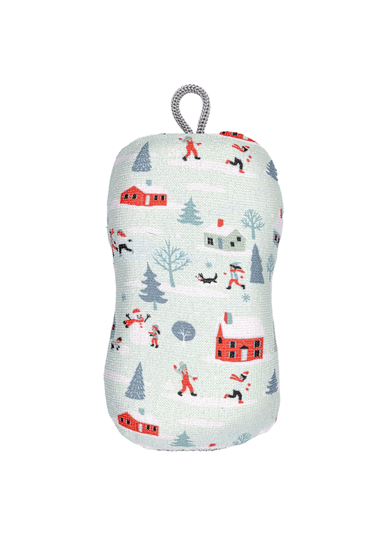 MuKitchen Cleaning Winter Village Scrub Sponge