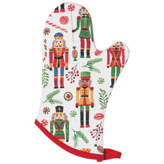 Now Designs Linen Nutcracker Chef Mitt