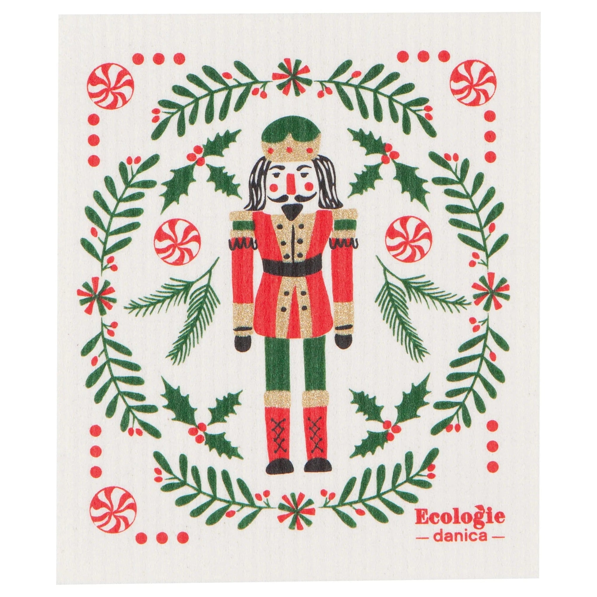 Now Designs Table Linens Nutcracker Swedish Sponge Cloth