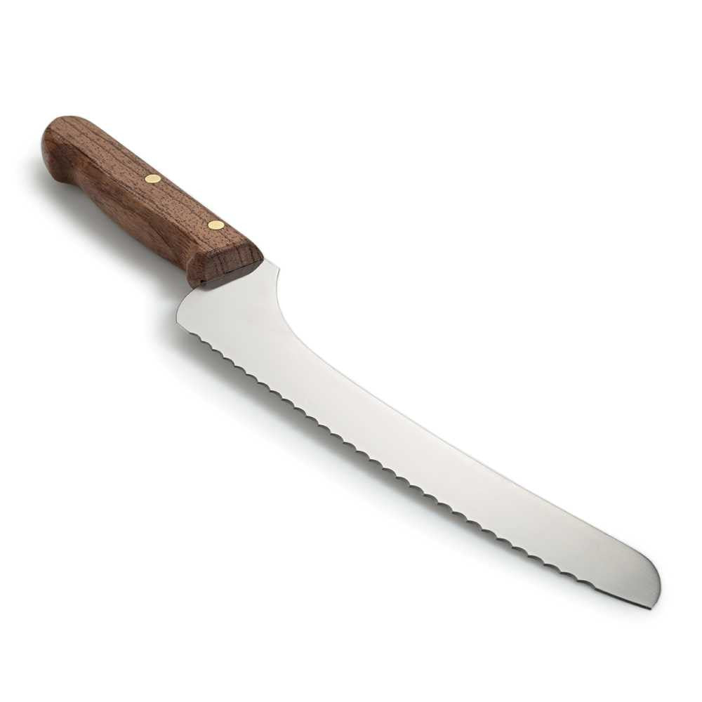Dexter Traditional Scalloped Offset 9" Rosewood Bread Knife