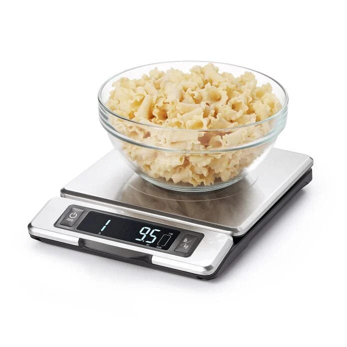 Measuring OXO 11 lb Stainless Steel Food Scale with Pull out Display