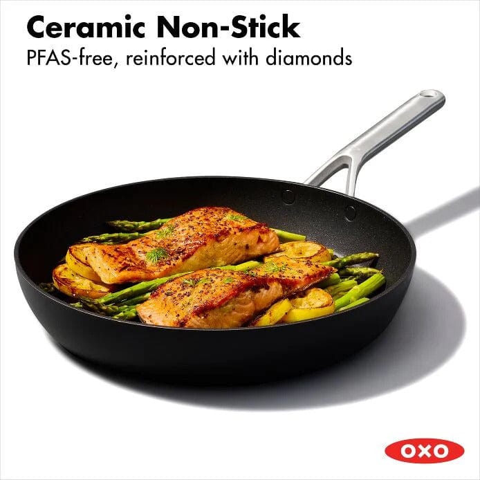 Frypans & Skillets OXO Ceramic Professional Non-Stick 12-Inch Frypan