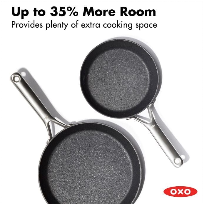 Frypans & Skillets OXO Ceramic Professional Non-Stick 2-Piece Frypan Set, 8-Inch and 10-Inch