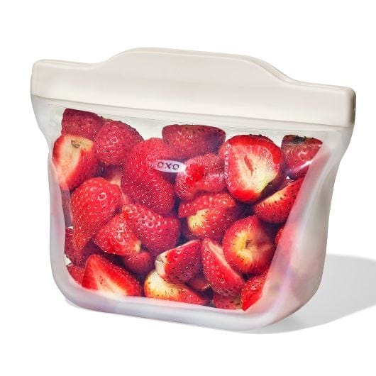 OXO Good Grips 12 oz Silicone Reusable Stand-Up Snack Bag