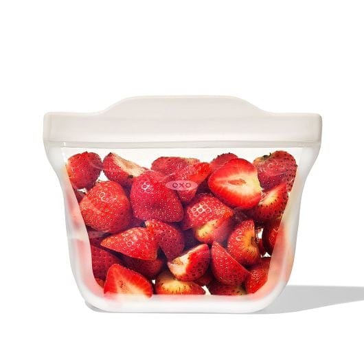 OXO Plastic Storage OXO Good Grips 12 oz Silicone Reusable Stand-Up Snack Bag