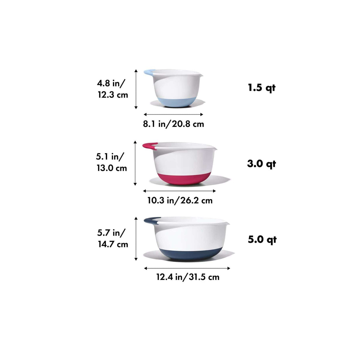 OXO Mixing Bowls OXO Good Grips 3 piece Mixing Bowl Set