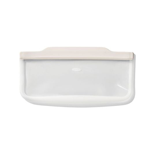 OXO Plastic Storage OXO Silicone 30 oz Reusable Slim Bag - Oat