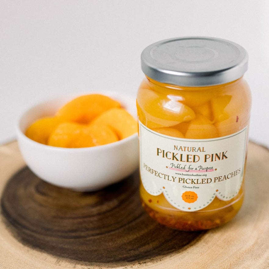 Pickled Pink Pickled Pickled Pink Perfectly Pickled Peaches 16 oz