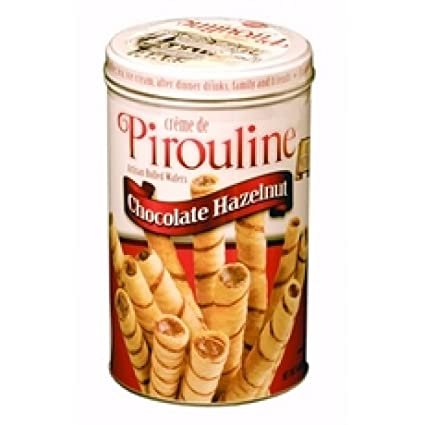 Pirouline Chocolate Hazelnut Wafer Tin
