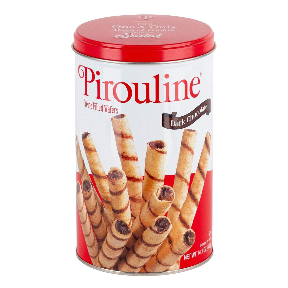 Pirouline Cookies Pirouline Dark Chocolate Wafer Tin 14.1 oz