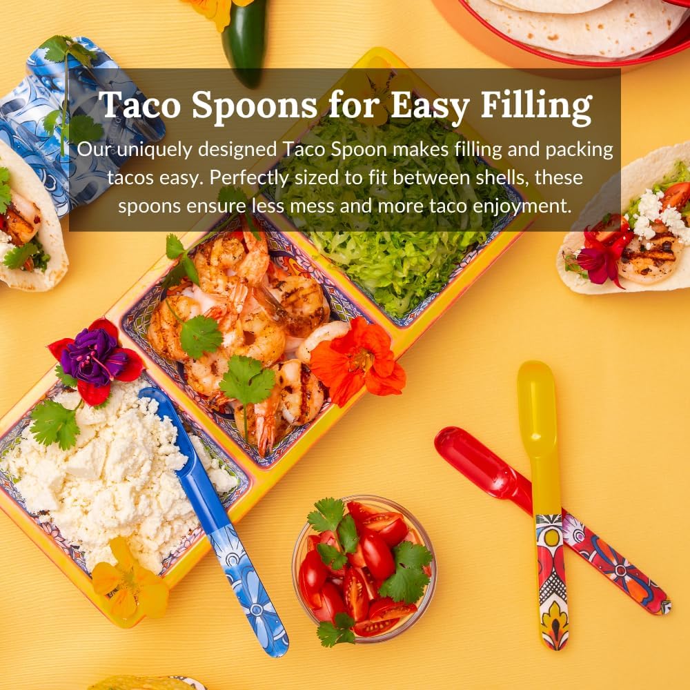 Prepara Taco Spoon Set of 2 - Yellow