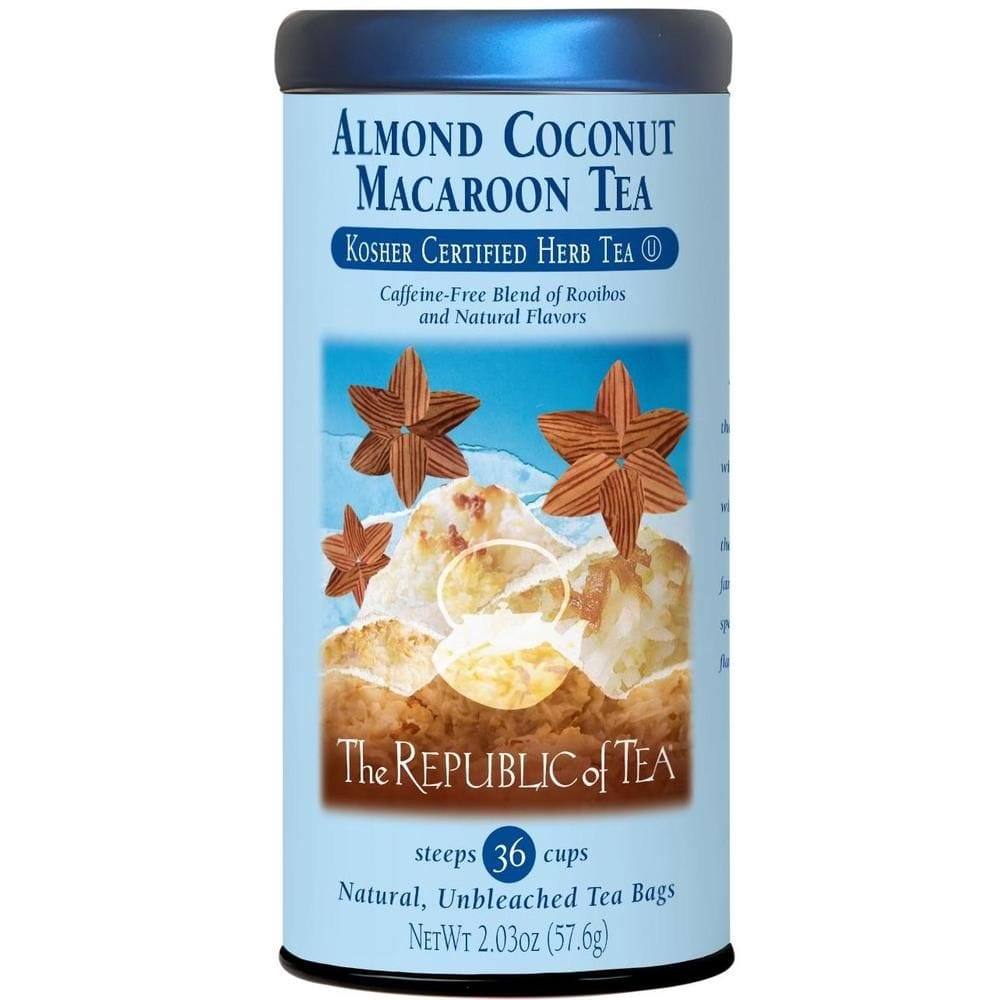 Tea Republic of Tea Almond Coconut Macaroon Kosher Red Tea