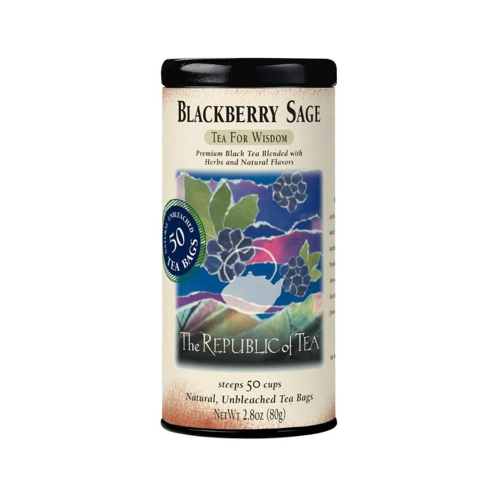 Tea Republic of Tea Blackberry Sage Black Tea Bags