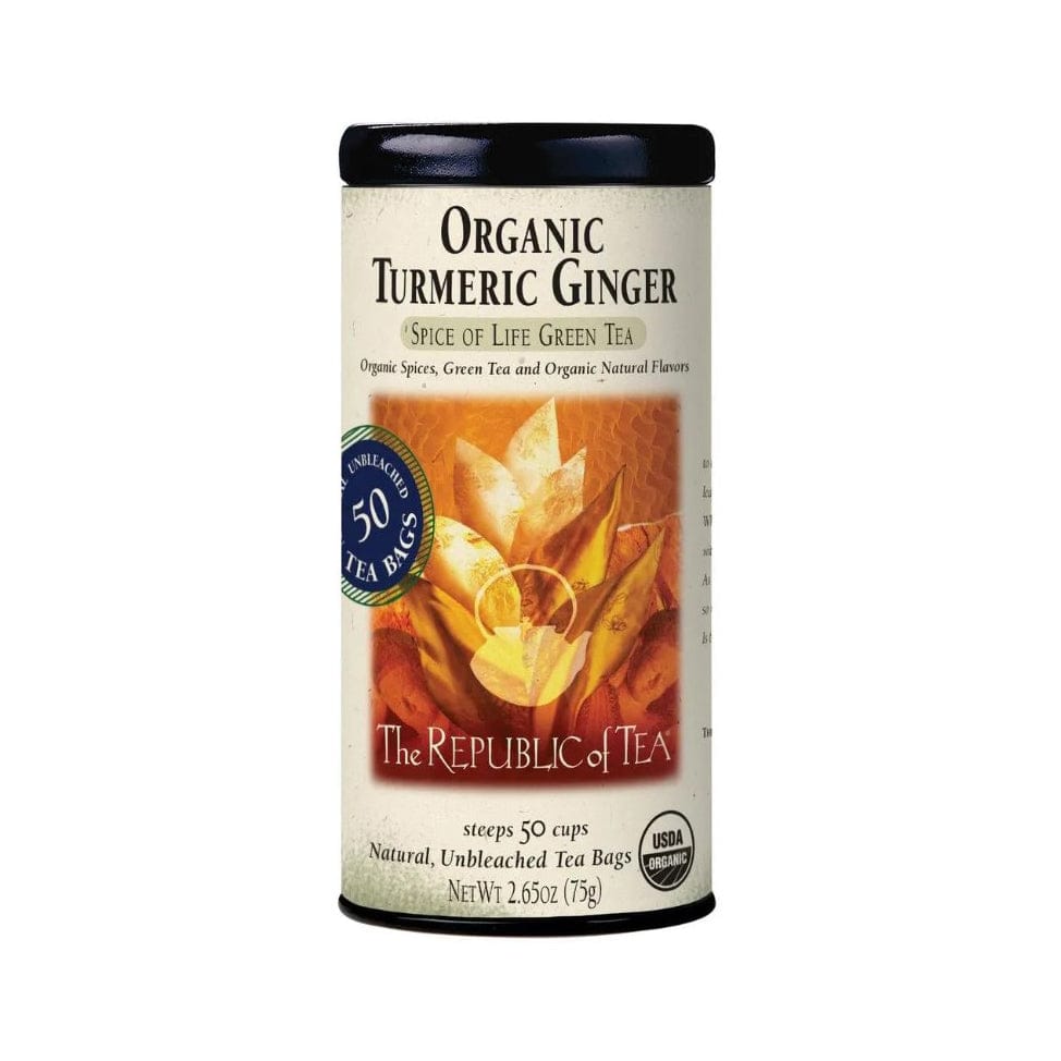 Republic of Tea Tea Republic of Tea Organic Turmeric Ginger Green Tea Bags