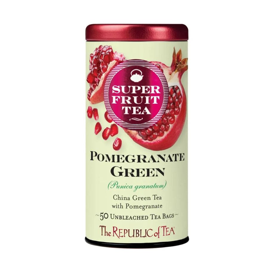 Republic of Tea Pomegranate Green SuperFruit Tea Bags