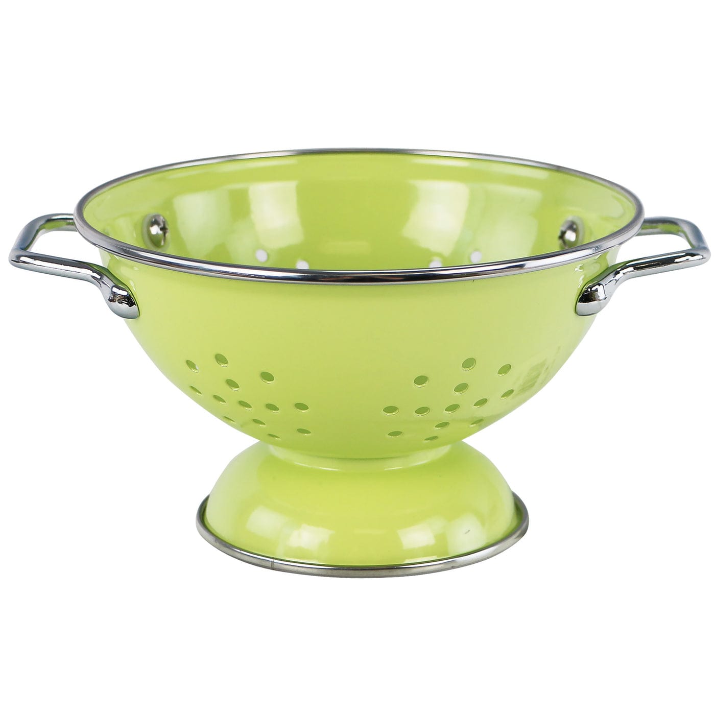 Reston Lloyd Strainer Reston Lloyd Enamel Coated 1 Qt Colander - Lime