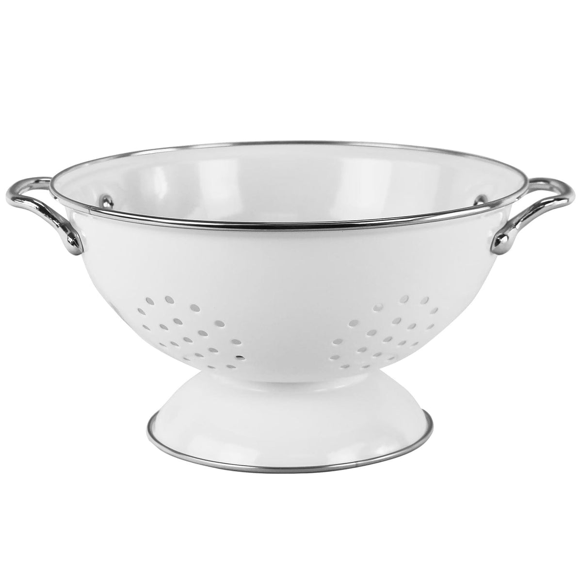 Reston Lloyd Enamel Coated 3 Qt Colander - White