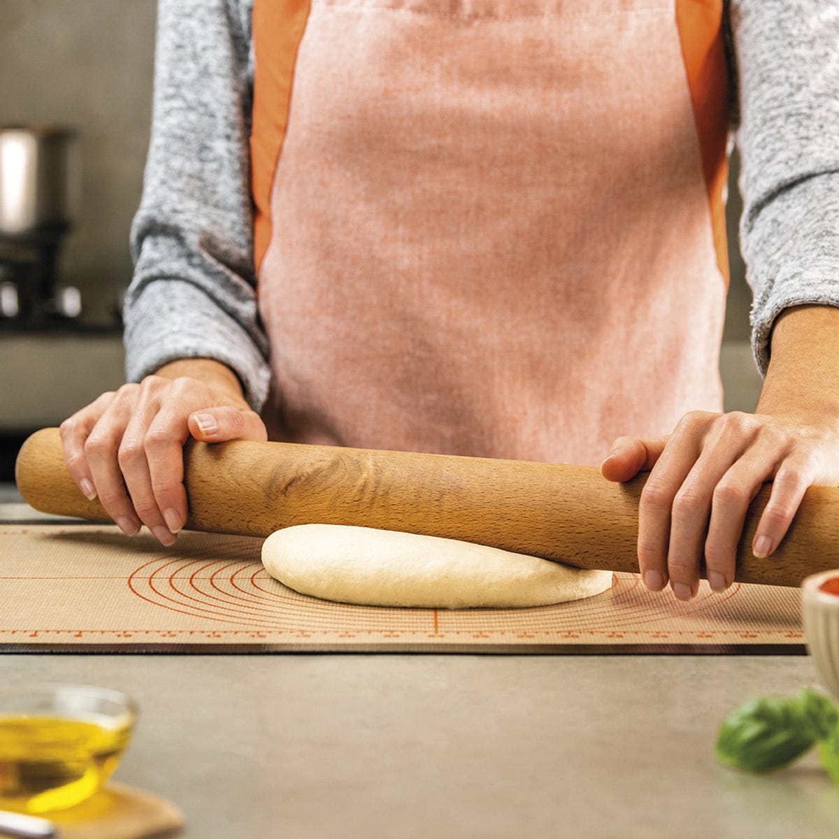 Mats & Parchment Roul'Pat Perfect Pastry Mat With Measurements