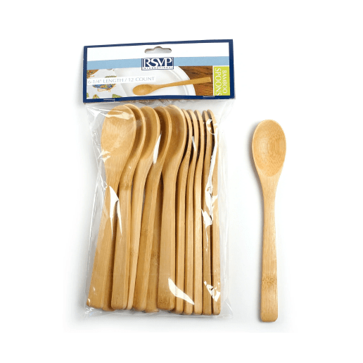 RSVP Bamboo Spoons 12 Pieces