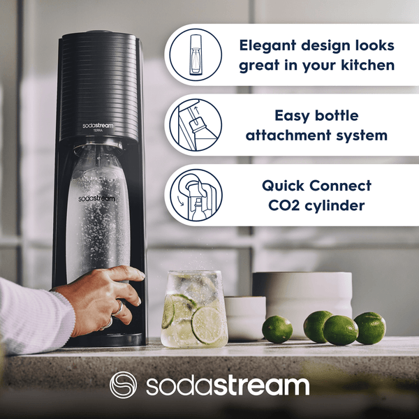 SodaStream - Terra Water Maker Kit - Black - Kitchen & Company