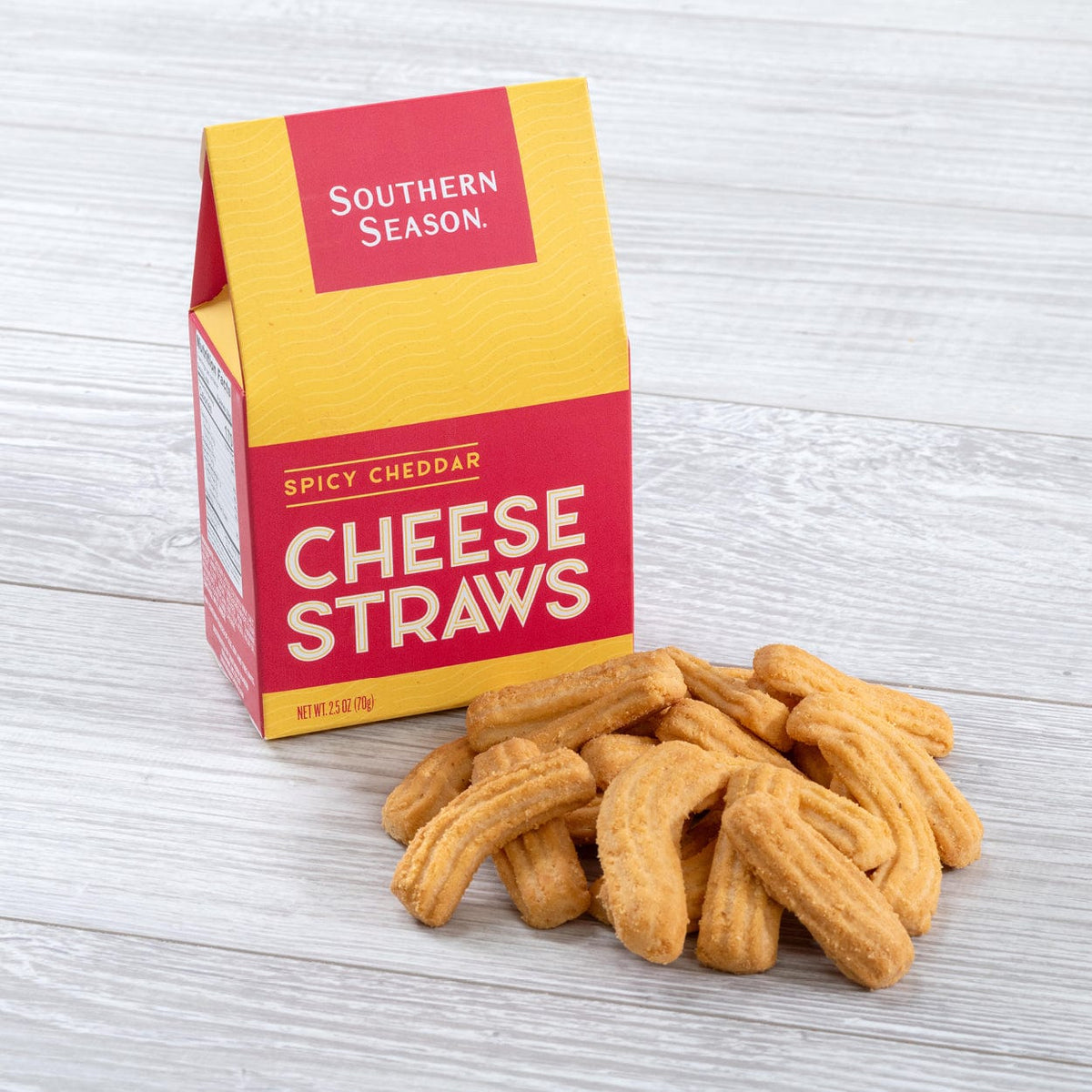 Southern Season Spicy Cheddar Cheese Straws 2.5 oz