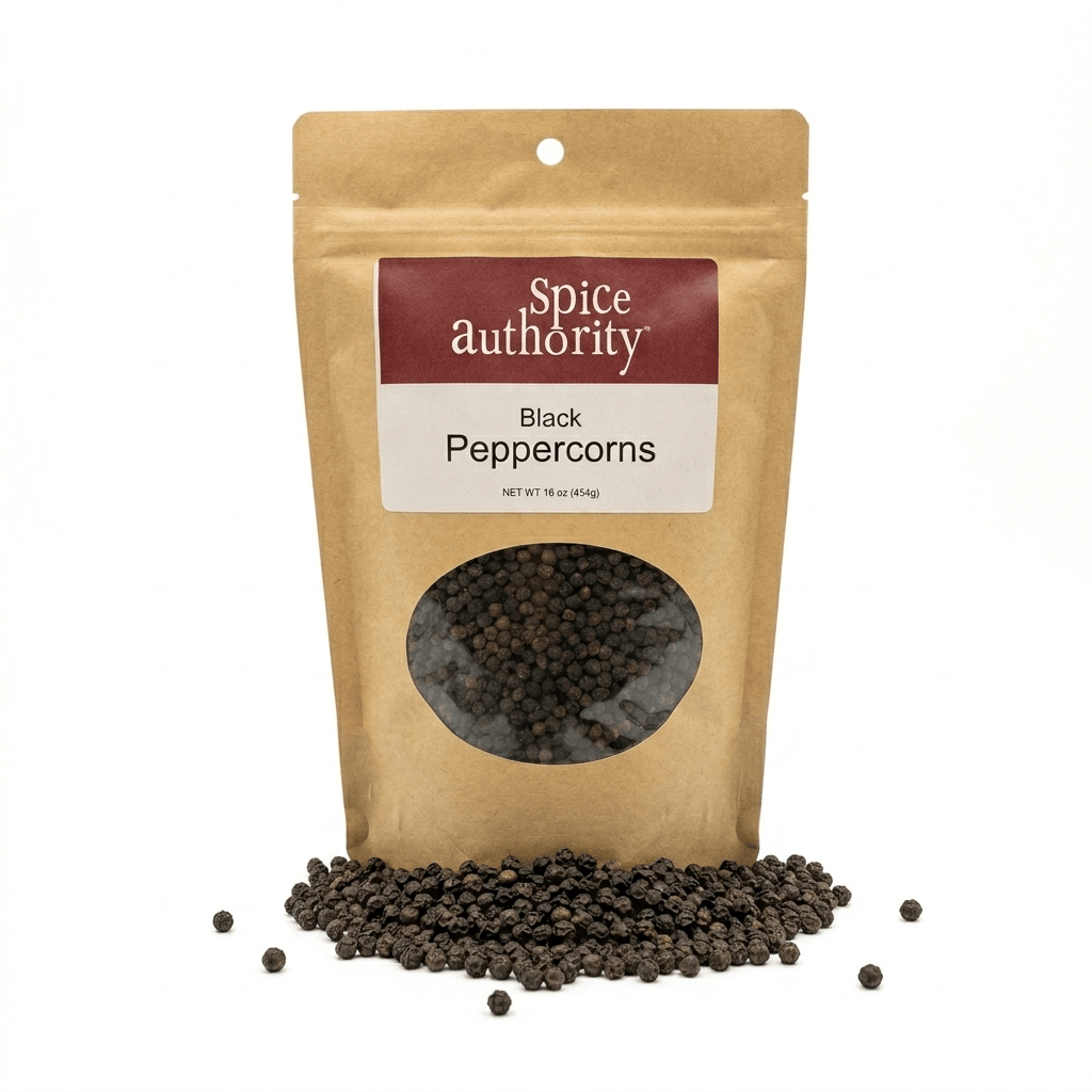 Spice Authority Whole Black Peppercorns 10 oz