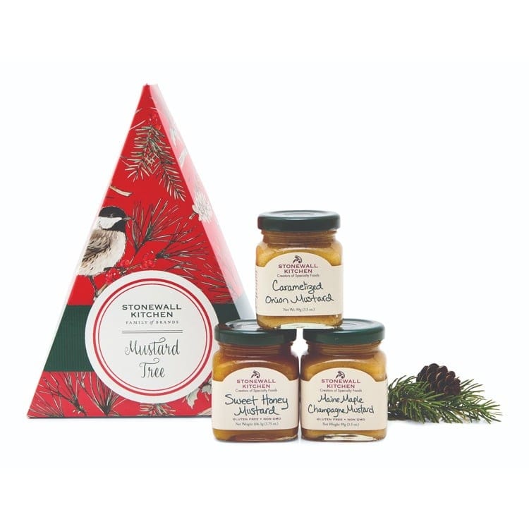 Stonewall Kitchen Condiments Stonewall Kitchen Holiday 2025 Mustard Tree Gift