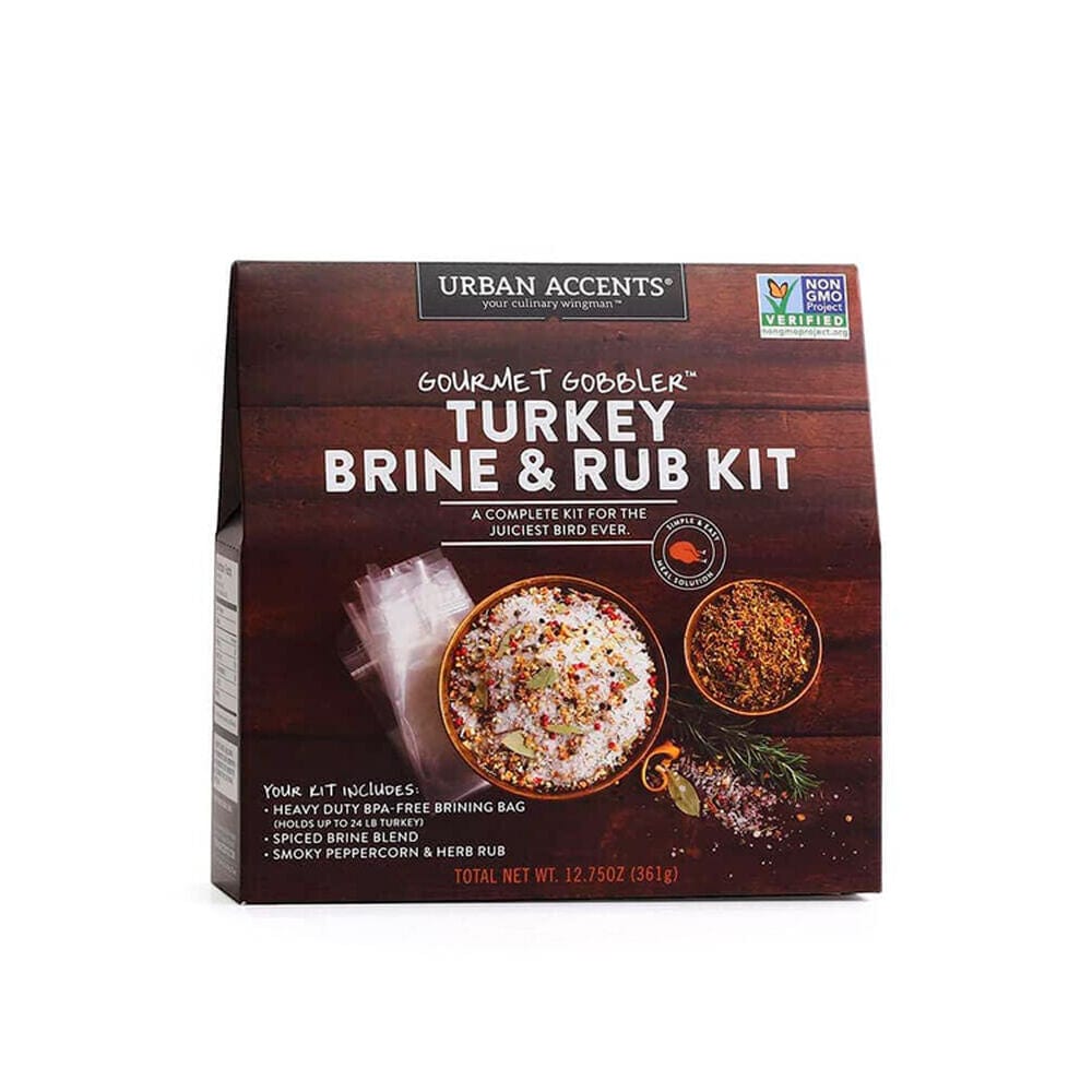 Stonewall Kitchen Meat Urban Accents Gourmet Gobbler Turkey Brine &amp; Rub Kit