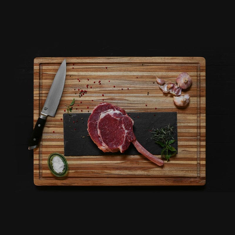 TeakHaus Professional Carving Board with Juice Canal