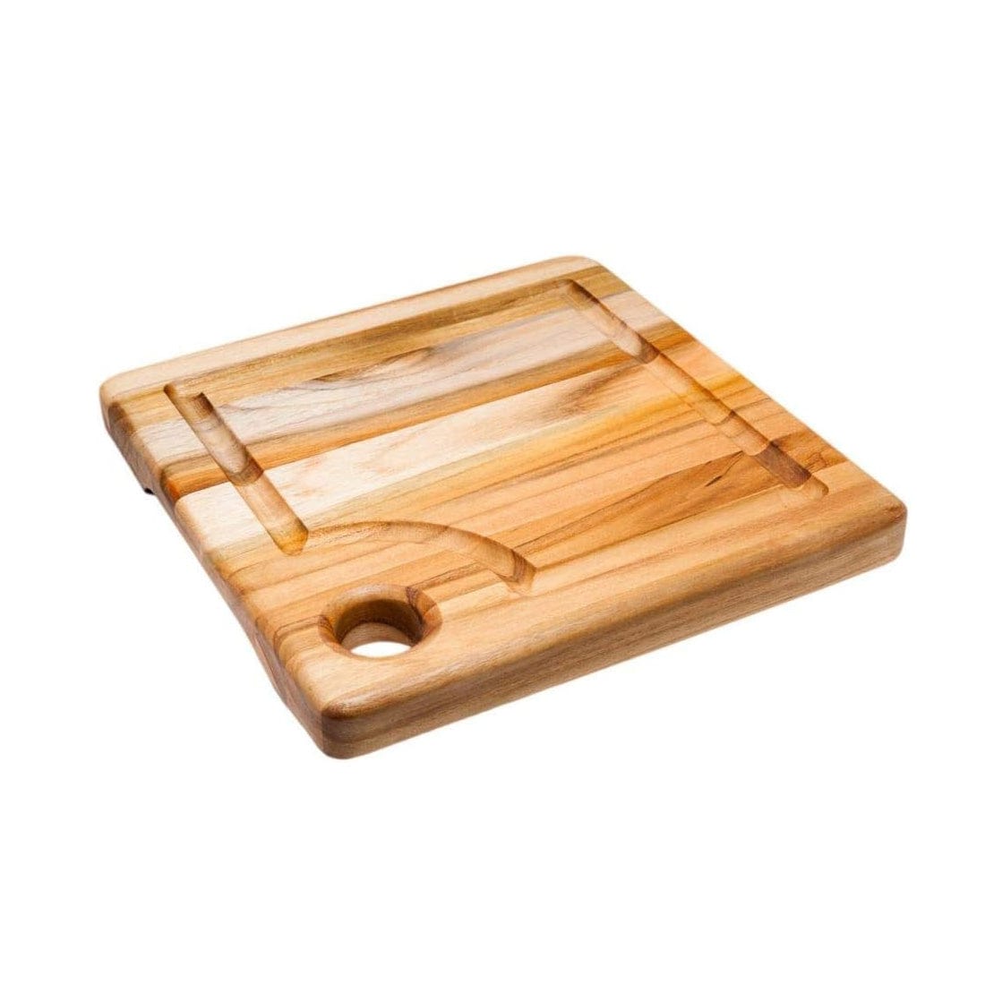 TeakHaus Cutting Boards TeakHaus Square Marine Cutting Board with Juice Canal