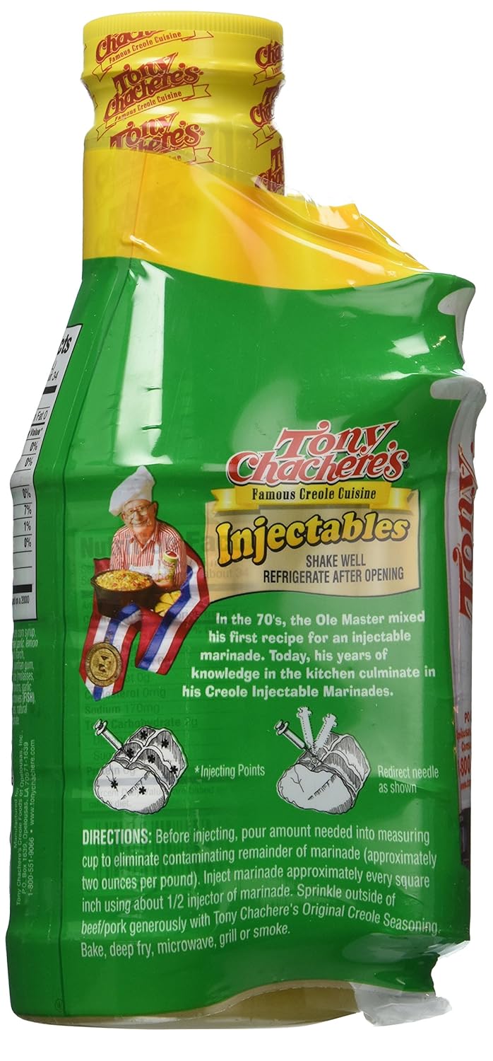 Tony Chachere's Injectable Marinade, Garlic & Herb, Roasted 17 Fl