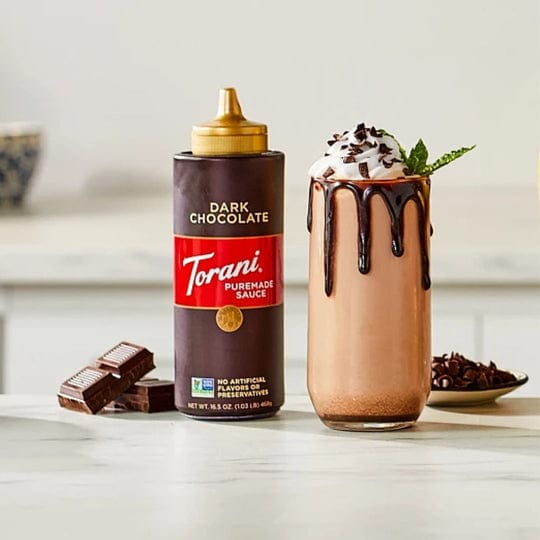 Torani Puremade Dark Chocolate Sauce 16.5 oz
