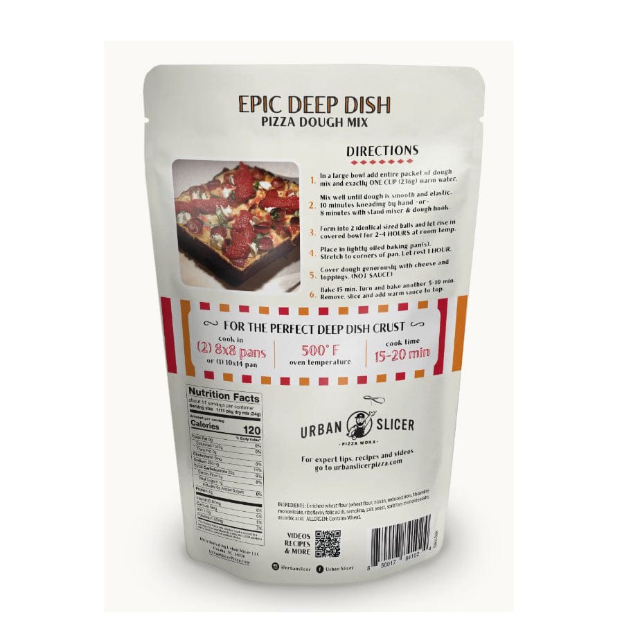 Urban Slicer Baking Mix Urban Slicers Epic Deep Dish Pizza Dough