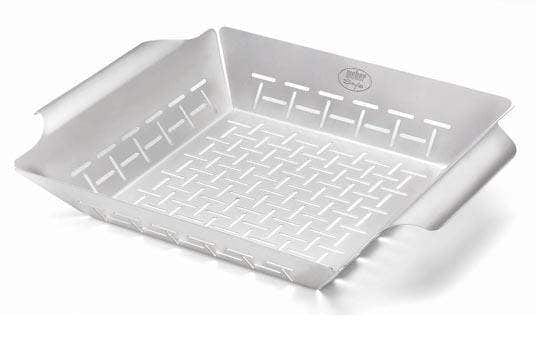 Weber Grill Basket Weber Style Professional-Grade BBQ Vegetable Basket